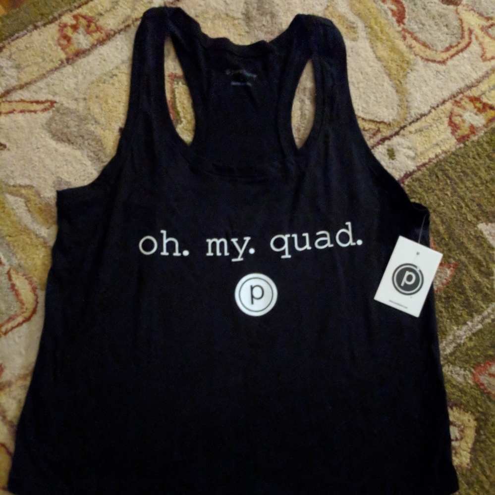 Pure Barre oh.my.quad Tank, NWT!